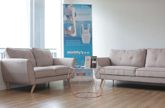 Consultation room with table and chairs