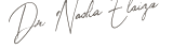 Dr. Nadia Elaiza signature