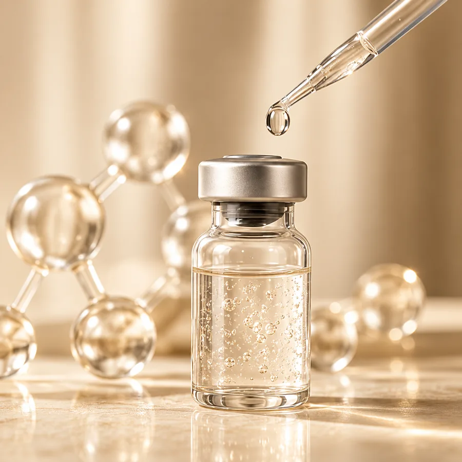 Collagen biostimulation serum droplets